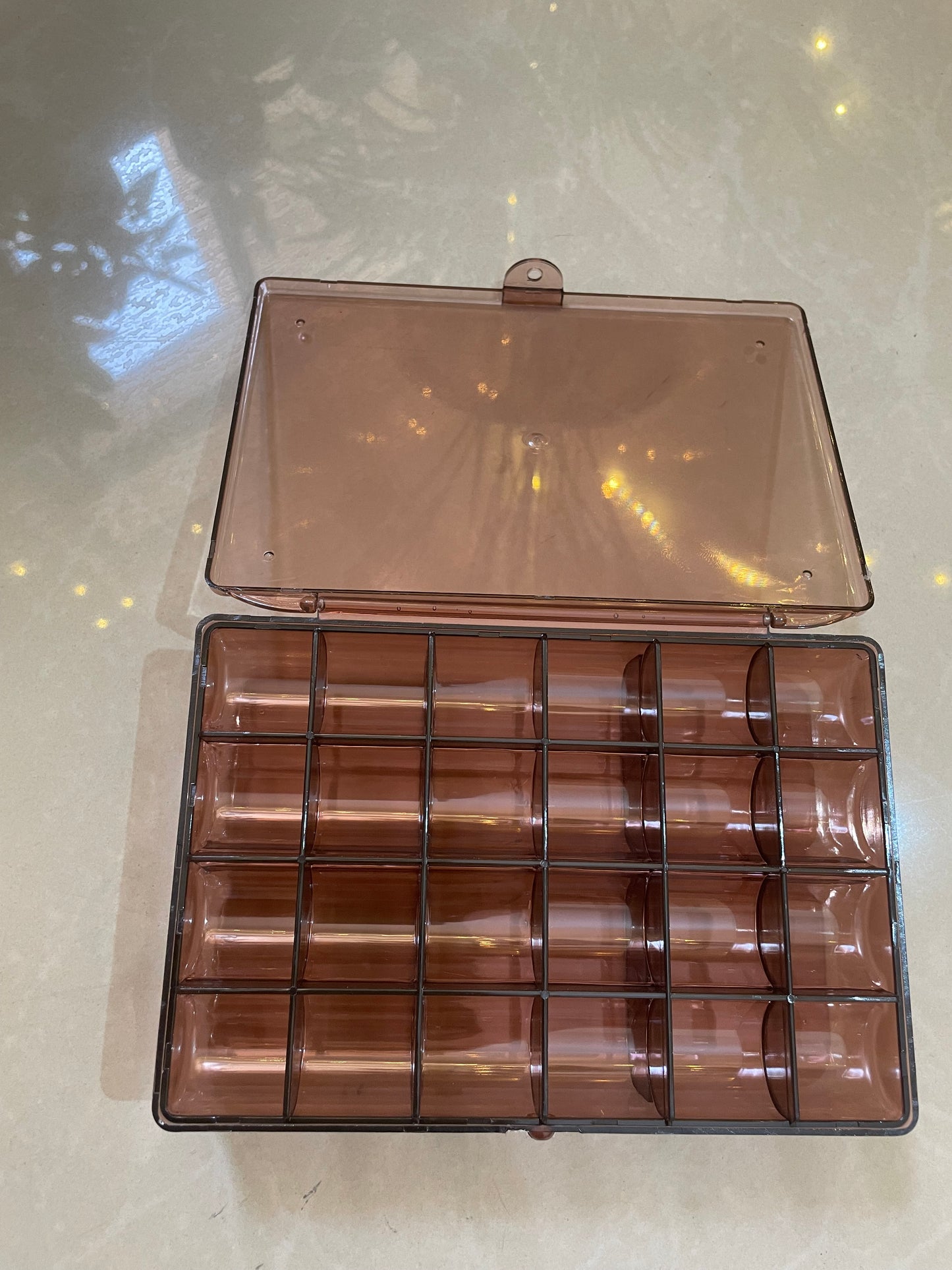 Brown Clear Organiser