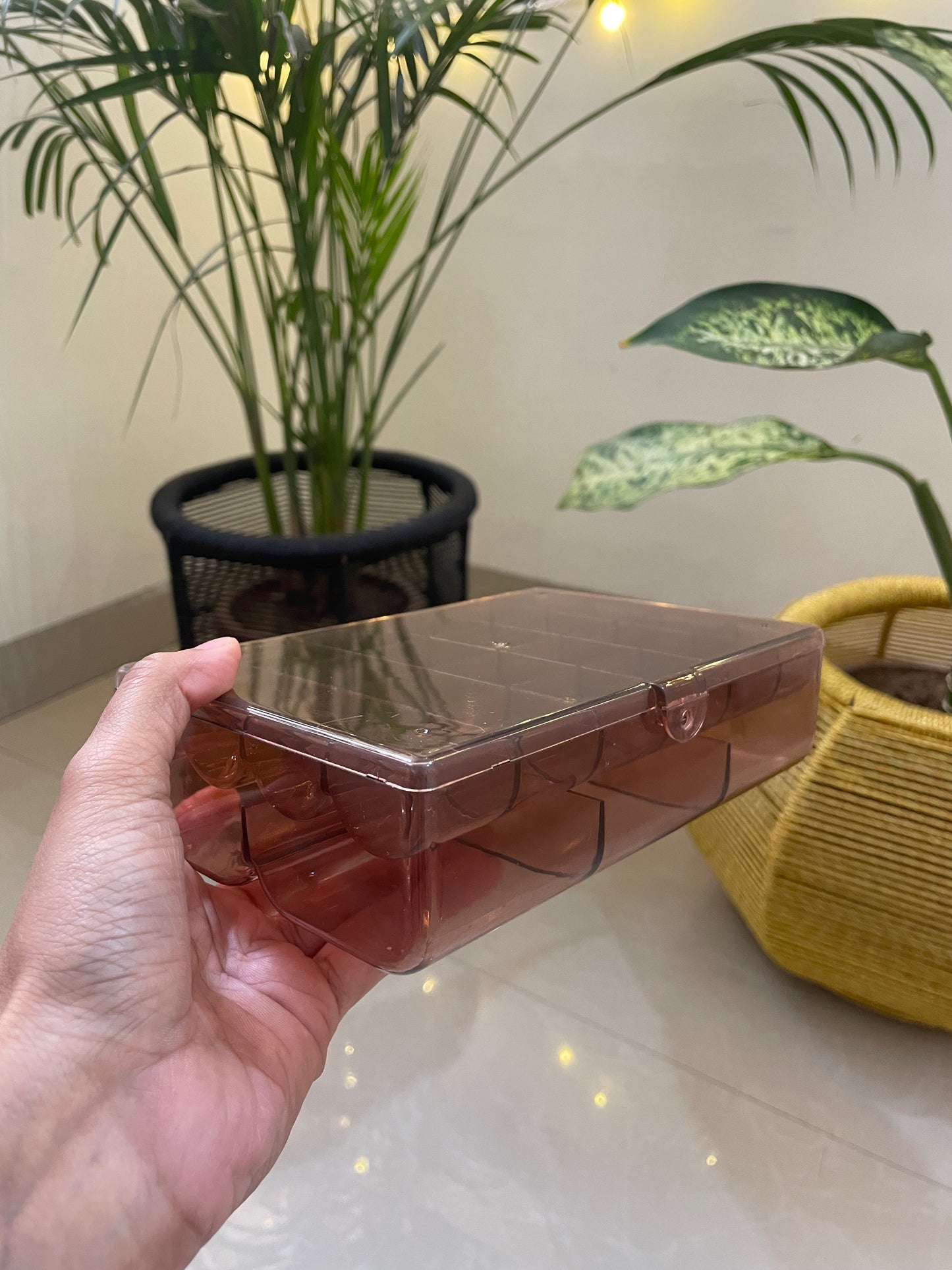 Brown Clear Organiser