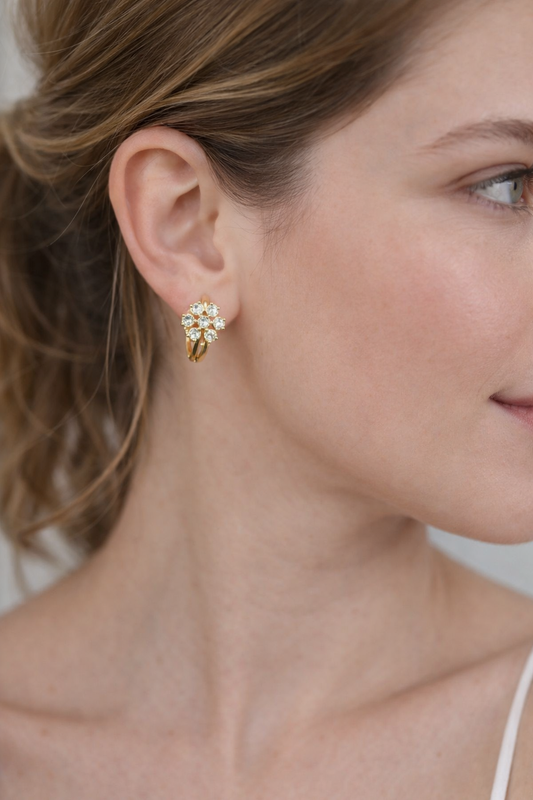 Royal Mosaic Crystal Huggies