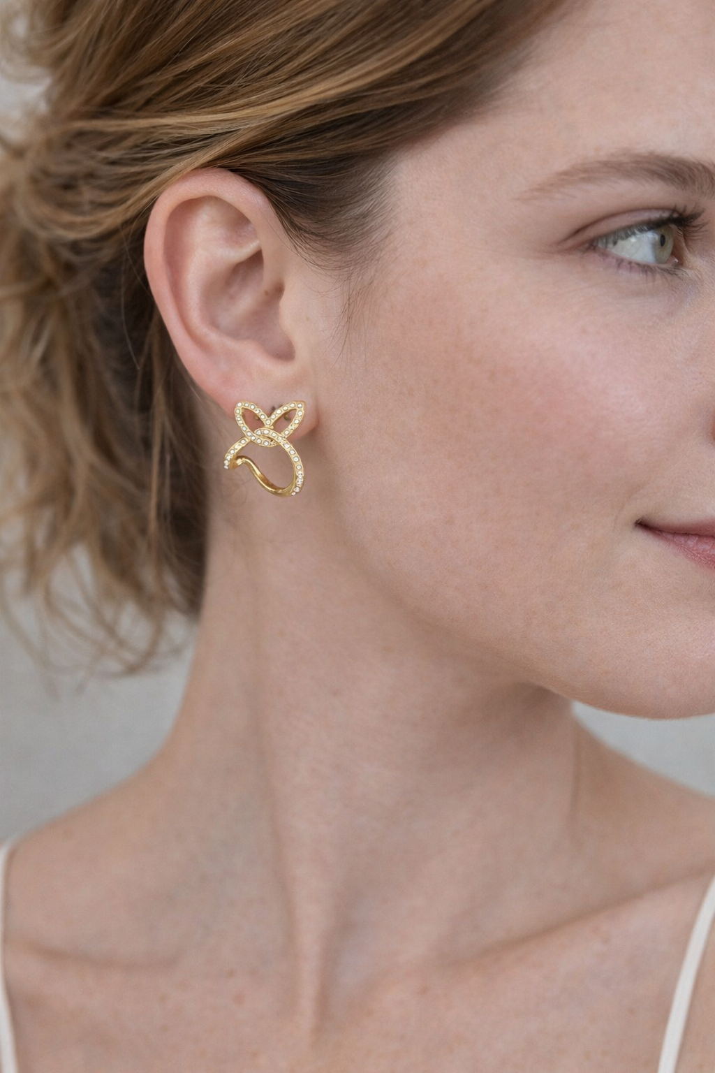 Abstract Butterfly Ear Wraparound earrings